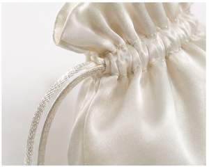 Sacs en satin à cordon de serrage pour rangement, vente en gros, pour bijoux, sacs à main, chaussures, organisateur, logo personnalisé OEM - Product Image 3