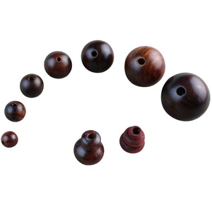 <b>Red</b> Sandalwood Loose <b>Beads</b> 6mm 8mm 10mm 12mm 15mm 18mm 20mm Round For Bracelet Making Polished Wood <b>Beads</b> - Product Image 3