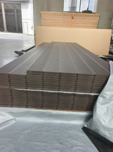 100% imperméable 3D Grain de bois WPC Decking pont Composite moderne <span class=keywords><strong>pour</strong></span> revêtement de sol extérieur revêtement de <span class=keywords><strong>piscine</strong></span> jardin clic - Product Image 6