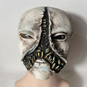 Máscara de Terror de Halloween Pafu, Máscara de Látex <span class=keywords><strong>para</strong></span> Cosplay, Accesorios <span class=keywords><strong>para</strong></span> Fiestas, Máscara de Boca Grande con <span class=keywords><strong>Uñas</strong></span>, Máscaras de Terror Realistas y Feas - Product Image 3