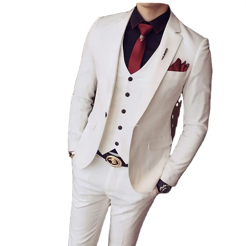 Костюм-смокинг куртки Мужские приталенные костюмы, комплекты из 3 предметов, белая женская обувь; Дизайнерский стиль; Вечерние костюмы для детей, серый костюм Homme Mariage смокинг