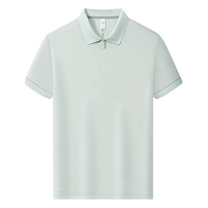 Camisa Polo de Manga Corta Azul Marino de Poliéster de Secado Rápido para Trabajo y Uso Diario - Product Image 3
