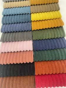 Nhà dệt Bạc Hà màu Polyester trọng lượng trung bình courdory sofa Trung Quốc dệt may bọc vải to sợi vải cho đồ nội thất dệt - Product Image 4