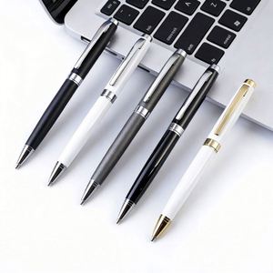 Hot-Selling Rotating Ballpoint Wholesale Business Signature Metal Black Custom Corporate Event Advertising <b>Pen</b> - Product Image 1