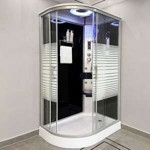 <span class=keywords><strong>Cabine</strong></span> de <span class=keywords><strong>douche</strong></span> intégrée à vente directe d'usine COMO, <span class=keywords><strong>douche</strong></span> coulissante, sauna, bain, <span class=keywords><strong>cabine</strong></span> de <span class=keywords><strong>douche</strong></span> à vapeur préfabriquée, verre trempé pour hôtel - Product Image 5