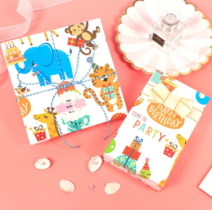 Factory Price Children Design Gift Wrapping Paper Roll for Birthday ...