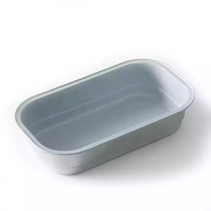 Conteneur de nourriture/vaisselle jetable en aluminium de 350ml pour avion de ligne comme plateau de fruits - Product Image 1