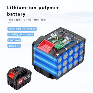 Bộ pin 21V 4AH 5AH 6AH Dụng cụ điện Máy vặn vít điện Máy khoan điện Pin Lithium Ion 18650 - Product Image 2