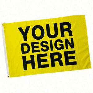 Publicité extérieure en gros, drapeaux personnalisés en polyester 100D, impression de logo personnalisée, 90*150cm - Product Image 2