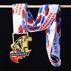 Medallas Personalizadas de Metal, Medallas de Aleación de Zinc Esmaltadas, Premios 2D y 3D, Medallas de Oro para Danza, Carrera, Fútbol y Deportes con Logotipo - Product Image 2