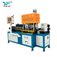 Machine automatique de fabrication de colliers de serrage en acier, machine de formage de cerceaux en acier plat pour ligne de production de colliers de serrage pour tuyaux