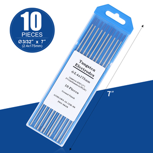 Accesorio para Equipo de Soldadura con Electrodo de Tungsteno, 10 Piezas, Cabeza Azul Lantanada, 175 mm, Aguja de Tungsteno TIG, Varilla de Tungsteno, Punta de Soldadura - Product Image 2