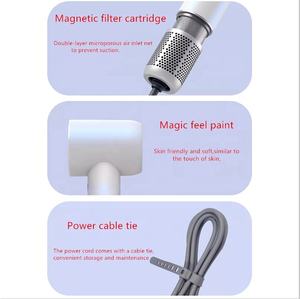 ไดร์เป่าผมอัตโนมัติ <span class=keywords><strong>Vivid</strong></span> <span class=keywords><strong>Vogue</strong></span> 2 in 1 ความเร็วสูง พร้อมที่ม้วนผม 12 โหมดเป่าผม ไดร์เป่าผมพลังสูง ไอออนบวกและไอออนลบ - Product Image 5