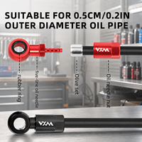 Kit d'insertion de serrage pour frein à disque hydraulique VXM Five Line en alliage d'aluminium, léger et portable pour VTT et vélo de route