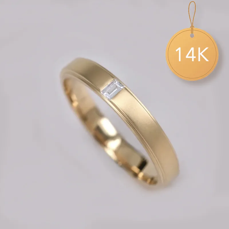 2024 nouvelle bague de mariage en or véritable 10k 14K 18K bague en or diamant moissanite bague de mariage pour hommes et femmes personnalisation de bijoux