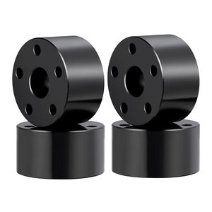 <span class=keywords><strong>Tamiya</strong></span> <span class=keywords><strong>1</strong></span>/<span class=keywords><strong>10</strong></span> Clod Buster Monster Truck pièces de mise à niveau en alliage d'aluminium 19mm adaptateurs de coupleur de roue avant élargis Construction métallique - Product Image 3