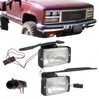Feux antibrouillard gauche et droit durables compatibles avec les pick-up Chevy GMC C/K 1500 2500 3500 de 1988 à 1998, pièces de phares automobiles 16524928 GM2593106 16524927