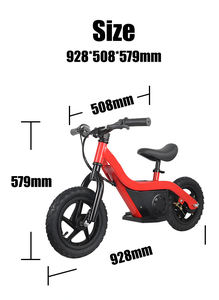 Dernier modèle 2026 de vélo d'équilibre électrique pour enfants, type voiture à pousser, <span class=keywords><strong>avec</strong></span> fourche en aluminium et <span class=keywords><strong>panier</strong></span> en plastique, à pédales classiques - Product Image 2