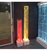 Lampe à bulles d'eau ronde LED multicolores changeantes pour décoration intérieure