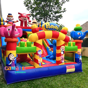 Nouvelle conception <span class=keywords><strong>de</strong></span> château gonflable <span class=keywords><strong>pour</strong></span> enfants, Baustellen Hpfburg, chantier <span class=keywords><strong>de</strong></span> construction, château gonflable avec souffleur - Product Image 5