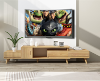 Smart tv — nouveau modèle de télévision led, 32 43 pouces, incurvé, 4k, android, nouveau modèle