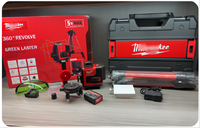 Ensemble d'outils de niveaux laser professionnels de qualité industrielle à 16 lignes 360°. Ensemble d'outils de chargeur de batterie à pendule auto-nivelant de haute précision
