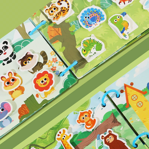 Quiet Book Riutilizzabile per Bambini - Attività di Abbinamento di Alfabeto, <span class=keywords><strong>Numeri</strong></span> e Forme con Puzzle in Velcro (Età 2-4) - Product Image 3