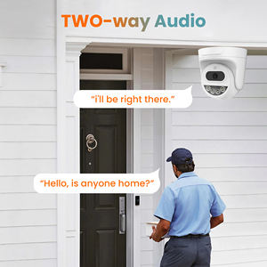 نظام الكشف عن الصوت 4MP AI Detection dom POE بالرؤية الليلية-أمان شبكة منزلية سلكية في اتجاهين - Product Image 4