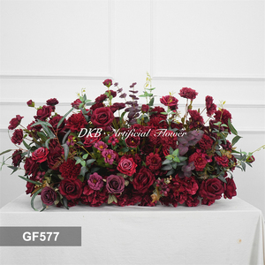 Vente en gros de centres de table en fleurs artificielles en soie réaliste personnalisées pour les décorations de mariage et de rentrée scolaire - Product Image 2