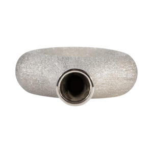 Vaso in ceramica moderno con centro cavo per soggiorno, vaso decorativo per fiori, decorazione per interni. - Product Image 5