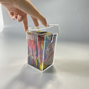 Factory Direct UV Protected Acrylic Card Pack <b>Display</b> Case Dustproof Booster Pack Holder - Product Image 4
