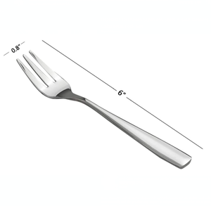 DFO05 ส้อมขนมหวานสแตนเลส 3 ง่าม ชุดส้อมผลไม้ ส้อมหอยนางรม 3 ฟัน - Product Image 2