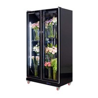 Réfrigérateur de présentation de fleurs de haute qualité pour fleurs fraîches en environnement réfrigéré, vitrine réfrigérée pour fleuriste