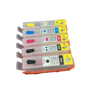 Cartouche d'encre rechargeable 5 couleurs avec puce ARC Compatible pour ordinateur de bureau <span class=keywords><strong>HP364</strong></span> 862 564, vente d'usine - Product Image 4
