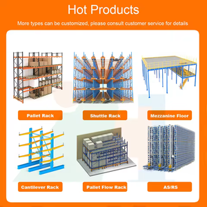 Étagères de mezzanine robustes à double zone de stockage, protection contre la corrosion, étagères inférieures multiples, plateforme supérieure en acier pour petites marchandises - Product Image 5