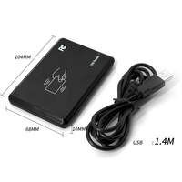 Lector de Tarjetas RFID Inteligente DFD, 125KHz 13.56MHz, Lector de Tarjetas de Identificación IC de Doble Frecuencia, Control de Acceso, Programador de Cifrado, Lectores NFC con Interfaz USB