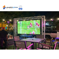 Écran LED UHLED 4,5 m x 2,5 m (14,9 pi x 8,2 pi) pour événements scéniques, location extérieure, affichage LED 2,6 3,91, panneau mural vidéo sans écran noir