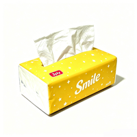 Mouchoirs jetables super absorbants 3 plis en pâte de bois vierge, serviettes en papier doux pour usage domestique