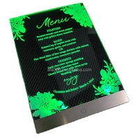 Carte vidéo personnalisée en acrylique 3D LED musicale, style romantique, écologique, pour mariage, anniversaire, menu