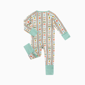 Miozing Tropical <span class=keywords><strong>Resort</strong></span> - Ropa de Dormir de Bambú Premium para Bebés, con Estampado, para Piel Sensible, Personalizable con Logotipo - Product Image 2