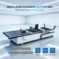 Mesin Pemotong Pakaian Multilayer Presisi Tinggi CNC Cerdas untuk Pabrik Garmen