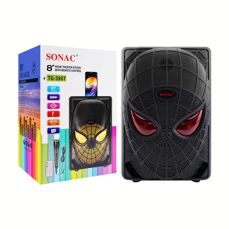 SONAC Speaker Home Theater Hoofer, TG-5807 Tumbler Sublimasi dengan Bagian Speaker Mc Cauley