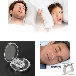 Clip nasal magnétique en silicone <span class=keywords><strong>pour</strong></span> la santé, dispositif de sommeil, aide au sommeil, protection contre <span class=keywords><strong>l</strong></span>'<span class=keywords><strong>apnée</strong></span> du sommeil, dispositif de nuit avec étui, anti-ronflement, arrêt du ronflement - Product Image 2
