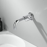 Robinet en céramique en laiton allongé à ouverture rapide froide simple personnalisé en gros pour salle de bain pour machine à laver