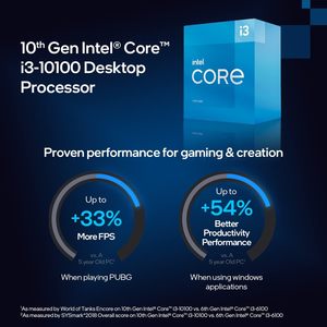 Procesador de Escritorio Core I3-10100, 4 Núcleos, hasta 4.3 GHz, LGA1200 (Chipset Intel Serie 400), 65 W, Paquete a Granel Usado, 4 Núcleos / 8 Subprocesos - Product Image 2