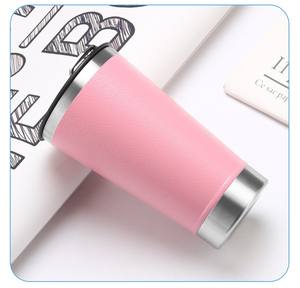 Tasse à café et à bière en acier inoxydable à double paroi isolée de 20 oz en gros vierge personnalisée tasses à vin en vrac avec couvercle - Product Image 3