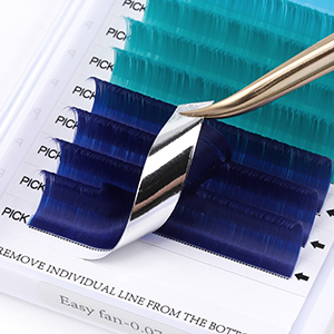 Colore facile ventaglio Volume Extension ciglia Auto ventaglio ciglia marrone viola blu <span class=keywords><strong>Mix</strong></span> 9-15mm 16 linee <span class=keywords><strong>Mega</strong></span> Volume - Product Image 6