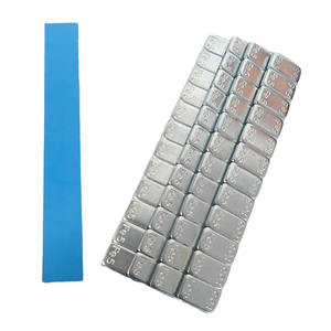 Nuovi Pesi Adesivi per Bilanciamento Ruote Toolon di Alta Qualità in Acciaio 60g Finitura Argento per Cerchioni - Product Image 1