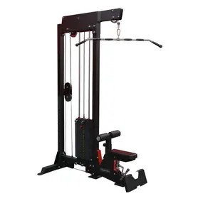 힘 적당 장비 lat pulldown 낮은 줄 기계 가는곳마다 잡아당기기 역 조련사 기계