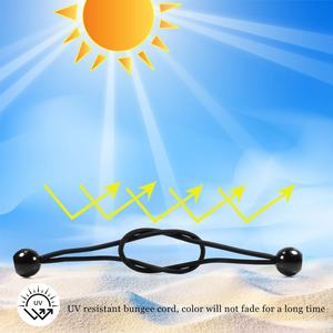 Bolas Elásticas Premium - Alta Elasticidad, Material Duradero - Ideal para Asegurar Lonas, Tiendas de Campaña y Carga - Product Image 4